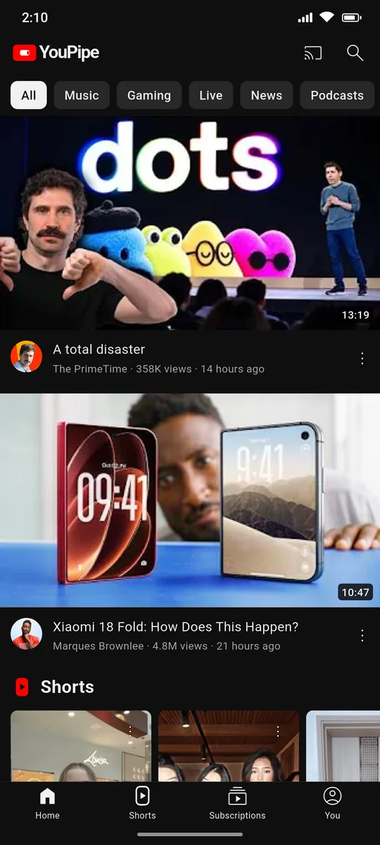Home: Put together on your phone from what you watch